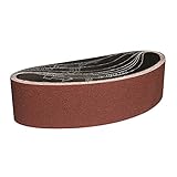 Sruhrak Schleifbänder 100X915mm,Professional Schleifband für Bandschleifer,für Holz Metall und Farbe (8 Stück, Körnung 80)