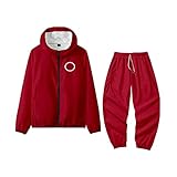 U/D Squid Game Cosplay Costume Maskierter Mann Reality Survival TV 2021 Kostüm Halloween-Cosplay-Kostüm Kostümballjacke + H