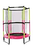 Hornet Kindertrampolin Jump In - Trampolin mit Sicherheitsnetz - 140 cm, pink - 65609