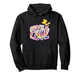 US Peanuts Woodstock Peace Love 01 Pullover H
