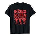 Herren Vintage Totenkopf | Alter Mann | Böser alter Mann T-S