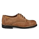 PAYMA - Rustikale Chukka Leder Stiefel für Herren. Safari Boot Schuhe Leder Casual Work, Outdoor und Gartenschuhe. Ungefüttert Kurzschaft. Schnürsenkel. Gummisohle. Farbe: Schuhe Camel, Größe: EU 40