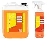 5+1 Liter Orangenreiniger Konzentrat I Reinigungsmittel I Universalreiniger I Glasreiniger I WC-Reiniger I Badreiniger I Küchenreiniger für Haushalt und I