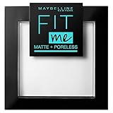 Maybelline New York FitMe Matt und Poreless Puder 90 Translucent 1er Pack(1 x 9 g)
