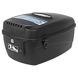 M-Wave Fahrradkoffer Topcase Amsterdam Box, Schwarz, 42 x 26 x 21