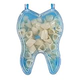 Temporäre Zahnkrone, 50 Teile/schachtel Zähne provisorischen Zähnen Realistische Zahnpflege Vorderseite Rückseite Zahnkrone(Vorderzähne)
