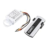 X-DREE 12V 7 Kabel Deckenleuchte 3 Kanal Wireless RC Control Light Switch(12V 7 Cavi Lampada a soffitto 3 canali Interruttore Luc-e RC