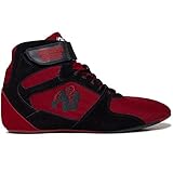 Gorilla Wear Perry High Tops Pro - rot/schwarz - Bodybuilding und Fitness Schuhe für Damen und Herren, 44