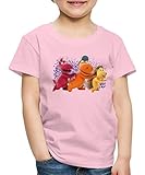 Spreadshirt Der Kleine Drache Kokosnuss Matilda Oskar Polonaise Kinder Premium T-Shirt, 122-128, H