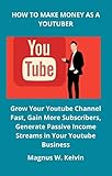 HOW TO MAKE MONEY AS A YOUTUBER: Grow Your Youtube Channel Fast, Gain More Subscribers, Generate Passive Income Streams in Your Youtube Business (English Edition)