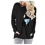 Caixunkun Women's V-Neck Elegant Knitted Dress Long Sleeve Pullover Tunic Dress with Belt for Autumn Winter(Black, 3XL)