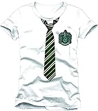 Harry Potter Herren T-Shirt Slytherin Lookalike weiß Baumwolle - M