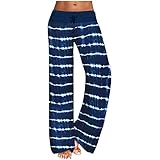 Damen Yogahose Lose Gerade Lounge Laufen Workout Hose Aktive Freizeit Jogginghose Lose Gerade Lounge Running Hose Weites Bein Kordelzug