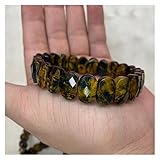 Aubhknj Armband, Edelsteinperlen, Armband, natürlicher Edelstein, Armreif, DIY-Schmuck für Frauen für Männer, Armbänder (Farbe: mehrfarbig)