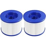 FENGCHENG Spa Filter Pool Filter Ersatz-Kartusche passend für Aquaparx, Ospazia, G Spa, Bcool, Nordic Spa, viele Massagepool Modelle (2 Stück)