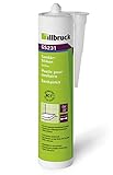Illbruck GS231 Sanitär Silikon schimmelfest dauernassbeständig elastisch Abdichtung Fugendichtstoff Küche Bad Dusche (310ml Kartusche, hellgrau)
