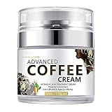 Kaffeegesicht Creme straffende Schutzcreme Active Gesichts-Essenz Anti-Aging-Falten-Feuchtigkeitscreme für Haut anziehen Erhellen Haut 50g