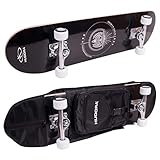 HUDORA Skateboard Columbia Heights ABEC 3 mit Rucksack - Skateboarding, 12173