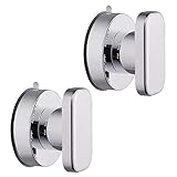 SZWL 2PCS Saugnapf Griff,Türgriff Kühlschrank Schublade Bad Saugnapf Wand Handlauf Badewanne Duschgriff Bad Küchenknopf Saugnapf Zubehör,Adsorptionsg