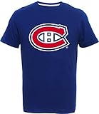 Majestic NHL Kinder Youth T-Shirt Montreal Canadiens Navy Logo Eishockey (13-15 Jahre (XL))