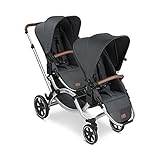 ABC Design Geschwisterkinderwagen Zoom – Zwillings- und Geschwisterwagen für Neugeborene & Babys – 2 Kinder - inkl. 2x Buggy Sportsitz – Radfederung & Luftkammerräder – Farbe: