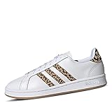 adidas Damen Grand Court Sneaker, Cloud White/Cloud White/Cardboard, 38 2/3 EU
