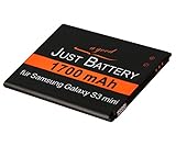 JuBaTec original Akku für Samsung Galaxy S3 Mini GT-i8200 mit 1700 mAh ersetzt EB-F1M7FLU