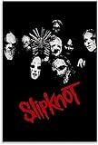 AOXULIU Kunstdrucke 50x70cm Ungerahmt Slipknot American Metal Poster Leinwanddrucke Nordic Decor Bar Home Design B