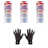 brünte® Feingrip Montagehandschuhe Gr.9/L + 3X Original Liqui Moly 1L Speed Diesel-Zusatz 5160