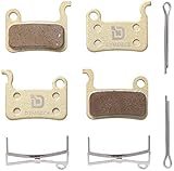 Dymoece 2 Paar Fahrrad Bremsbeläge Geeignet für Shimano Deore XT XTR LX SLX Hone Alfine Saint Scheibenb