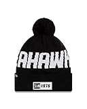 New Era Seattle Seahawks Beanie Knit - NFL 2019 Sideline Road 1976 - Black - One-S