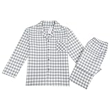 BFSGBFNTMD Herbst- Und Winter-Luft-Baumwoll-Paar-Pyjama Verdickter Bequemer Und Warmer Luftschicht-Heimservice-Anzug FüR MäNner Und F
