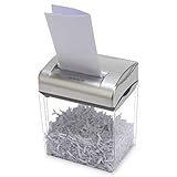SCDFDJ Bürobedarf Hacker Shredder, 4.5L Mini Electric Büropapier Altpapier, Crusher, Haushaltsklein Beweglich, Kreditkarte/Stap