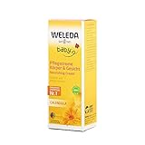 WELEDA Baby Calendula Pflegecreme, Naturkosmetik Körperpflege zur Pflege und Beruhigung trockener Haut, reichhaltige Feuchtigkeitscreme für Babys und Kinder (1 x 75 ml)