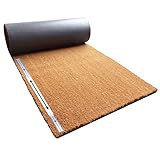 Matten-Center Kokosmatte Meterware | Kokos Fußmatte Zuschnitt auf Wunschlänge | Diverse Breiten und Stärken | ab 17,40 € | gewählt: 80 cm breit, 51-100 cm lang, 17 mm dick