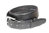 Emeco Tresor Gürtel Geldgürtel Leder Money Belt schwarz, GR: 125 (140cm)
