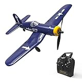 VOLANTEXRC F4U Corsair RC Flugzeug, Spannweite Flugzeug 400mm 2,4 GHz RC Segelflugzeug Starrflügelflugzeug mit Xpilot Gyroskop-System für Anfänger, RTF