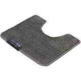 Sentidos Premium wc vorleger mit Ausschnitt 45cm x 50cm - rutschfest Dank Natur Latex - Eleganter Badezimmerteppich - Garantiert Schadstofffreier Badteppich - Badematte G