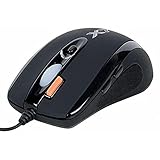 A4Tech XL-750MK schnurgebundene USB Laser Mini Gaming Maus schw