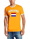 Holland T-Shirt Ringer Orange, Gr.M