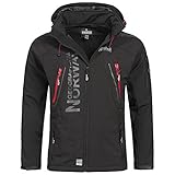 Geographical Norway Espoo Herren Softshell Jacke Schwarz Gr. L