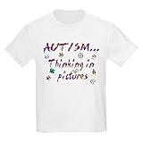 CafePress Thinking in Pictures.png T-Shirt für Kinder Gr. Kinder M, weiß