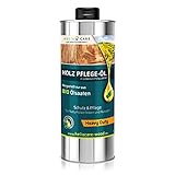 BIO Premium Holzöl & Pflegeöl -HeavyDuty- für Holzböden/Decken/Treppen in Lebensmittelqualität für Innen. Ohne Chemie von HeliaCARE (0,75 Liter)