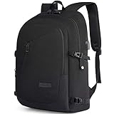 Laptop Rucksack Herren,17 Zoll Laptop Anti Diebstahl Rucksack Tasche Schulrucksack Business Notebook Rucksack Wasserdicht mit USB,Geschenk für Männer,Arbeit Reisen Schüler Jungen Teenager Schw