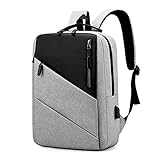 ELXSZJ XTZJ Rucksäcke for Schularbeit wasserdicht Rucksack for Frauen, Computer- Rucksäcke for Laptops Black Rucksäcke Bücher Taschen Arbeit Rucksack for M