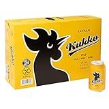 KUKKO PILS (24 X 0,33 L) EINWEG | Finnisches Bier im tragbaren Party-Pack (5,5% vol.) | Glutenfrei mit Gerstenmalz | Preis ink