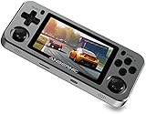 Anbernic RG351M Handheld Spielkonsole WiFi, Retro Spielekonsole mit 64G TF Card 2500 Spiele, Unterstützung PSP, NDS, DC, RK3326 Quad Core 1,5 GHz, Aluminiumlegierung Retro Konsole 3,5 'IPS (Grau)