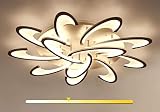 Eurotondisplay 2127-12W LED Deckenleuchte mit Fernbedienung Lichtfarbe/Helligkeit einstellbar Acryl-Schirm weiß lackierte Metallrahmen (2127-12)