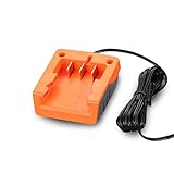Fuxtec Li-Ion Ladegerät 1A 25W FX-E1LG1A – für 2Ah & 4Ah Batterie passend 20 Volt Gartengeräte – Ladespannung 20.9V