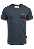 Indicode Paxton T-Shirt, Größe:M, Farbe:Navy (400)